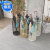 雨伞沥水架 创意雨伞桶沥水酒店家用入户门口雨伞收纳架商用办公 金色小号(约可放8-12把雨伞)