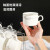 Mongdio 欧式陶瓷咖啡杯套装小精致简约家用拿铁杯 挂耳美式杯碟带架子 金边6杯6碟6勺+银架（七仓发货） 套装
