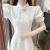 恩香丽影 ENSOKYIN广州十三行爆·款连衣裙2024年新款女装夏装高级时尚个性显瘦设计 白色 S