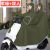 日强电动摩托车超厚雨衣男士雨衣全身一体式9号 单人军绿色【帆布】送面罩 5xl