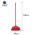 正奇谊 LQG-31 软毛扫地扫帚单个扫地清洁工具 8668 红色：四排透明丝扫把配1.2米木杆