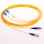 利合光电（LHG）光纤跳线LC-FC单模万兆双芯光纤线缆两端双头跳纤2.0尾纤LSZH外披 1米