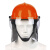 苏识 02款消防头盔 防撞阻燃抢险救援安全头盔 橙色 个 3320073