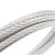 海斯迪克 HK-5093 304不锈钢钢丝绳 升降起重牵引承载绳 拍多不截断 1mm（7×7结构）(100米）