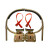 京斯坦 锰钢电杆脚扣电线杆踏板水泥杆电工电力防滑登杆登高脚扣 普通6-8米 (250型） 