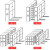 艾科堡 密集架手动一列七组（每立方单价）手摇移动密集柜六层钢制轨道式密集存放架子 AKB-MJJ-088