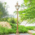 殊亚 草坪灯户外别墅欧式花园景观灯庭院落地灯防水单头小路灯-1.7m古铜色