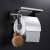 冰禹 BYQ-516 厕所免打孔卷纸架 304不锈钢浴室手机架 卫生间纸巾盒 加宽带盖板-拉丝