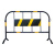 交通安全隔离栏 铁马围栏 场地活动护栏 临时施工围栏 黑黄1*1.5米 个