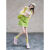 圣曼朵小个子套装2024新款时尚减龄夏装搭配一整套时尚小个子多巴胺减龄 裙子(赠送打底裤) s