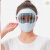 澳颜莱定制适用于防花粉过敏面罩防护面罩透明脸头罩儿童防唾沫面罩骑行 T82-墨色镜片新款1个试用装【 S