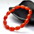 PZCK学生时尚个性礼品情侣本命年珠串品位红色天然玛瑙米珠手链女生 8MM直径红玛瑙米珠配4MM直径925