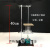 观察水的沸腾实验全套器材铁架台烧杯酒精灯温度计初二物理演示
