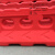MNSD三孔水马PE隔离墩塑料高围栏市政高速道路施工护栏防撞桶红黄 箭头款水马/红色(小号)