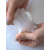 手指套一次性工业防尘防护进口无尘无粉乳胶净化手指套 白色指套M/号