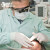 塞莫诗一次性乳胶橡胶手套食品级 防水隔离卫生清洁实验牙科检查LM903MW耐用型整箱1000只 乳白色大号L