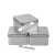 铁盒长方形马口铁盒长方形连体滑盖带锁收纳盒随身小铁盒圆形铝定 159x110x53mm