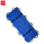 谋福（CNMF）简易用担架 折叠多功能加厚帆布软担架 急救布担架 1800*700蓝色不带包