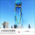 一筝天下新款潍坊风筝软体大章鱼水母8米大型成人长尾抗风好飞凯夫拉线轮 8米蓝色魔力章鱼【不含线轮】
