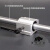 定制整套光轴导轨滑轨高精度直线木工锯台轨道滑台滑道导轨滑块带 直径20MM长度1米  如图一套 其他