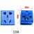 适用牛脾气盘拖线盘380V/220V漏报等25A16A10A 380V四脚16A插座