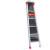 铸固 铝合金一字梯 2米单面直梯铝合金阁楼扶梯单侧工程梯 单梯2.0米-材料厚2.0毫米