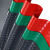海斯迪克 HKC-11 PVC地垫 楼梯垫走廊塑料防滑垫垫子 普厚1.3mm红色人字纹宽1.3*1米