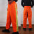 HKFZ环卫工人工作服劳保清洁保洁长袖反光服套装道路施工园林绿化印字 短袖涤棉款套装 180185特大号