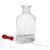 玻璃滴瓶 滴瓶头吸管分装精油瓶透明 化学实验室用小滴管带乳胶帽 透明滴管125mL