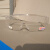 成人劳保 防风沙安全透明 电焊工作 蓝边眼镜