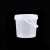 时通pp桶储物透明密封包装桶彩泥粘土橡皮泥奶茶手提塑料圆桶1L750ml压扣盖子 有提手