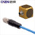 适用于C4传感器4P插座四芯1/4-28UNF转BNC PCB三轴加速度传感器端子线缆 插座 3M