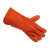 威特仕 10-2101-XL 锈橙色斜拇指款牛皮耐磨隔热阻燃防烫防飞溅焊接手套*1副