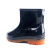 锐麻 男式PVC低筒雨鞋防滑牛筋底低帮雨靴工作水鞋 黑色 41 