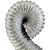 玻纤复合管玻纤布复合 玻纤布伸缩风管 550MM*9米