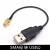 SMA母SMA公BNC母头BNC公头转数据线USB公头连接线Q9转接线 SMA公转USB公 0.2m