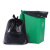 鸣固 黑色平口垃圾袋物业环卫酒店工业塑料袋加厚大垃圾袋打包袋45*50*1.5丝 100只ZJ3204
