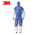 3M 4535透气防护服 防尘喷漆工业清洁维护白色透气带帽连体防护服  1件 4535 白色 XL