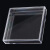 定制透明塑料小盒子 正方形 标本盒收纳盒 首饰包装盒 PS胶盒有盖 透明9.3*9.3*1.8cm