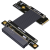 PCIe x8延长转接线 支持NVMe固态硬盘接口PCIE 4.0x4全速 R48UL 4.0 附电源线 25cm
