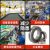 定制绝缘橡胶板橡胶垫工业黑色橡胶皮高压配电室耐磨减震3/5/10mm 0.5米*0.5米*8mm