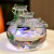 旭伶创意桌面小型玻璃家用鱼缸流水器喷泉客厅电视柜装饰摆件现代简约