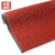 赫思迪格 JG-238 PVC复合底双条纹地毯 进门地毯 深红色 宽0.9米*1米（要几米拍几个）
