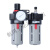 气源处理器空气油水分离器BFC2000/30004000二联件BFR+BL BFC4000铜芯铁罩