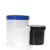 塑料直身瓶直口瓶 HDPE广口瓶 涂料油墨罐 样品瓶罐100/150/250/300/500/100 500ml蓝盖(带内盖)5个
