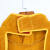 新款电焊防护服耐磨氩弧牛皮焊穿衣反焊接围裙穿衣防烫工作服 中款高领100厘米反穿衣黄色 XL