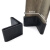 瑞力马（RUILIMA）L型PVC橡胶三角铁脚套桌脚货架保护套防滑脚垫防剐蹭25/30/40 40*40软质三角铁套(4个装)