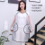 彬单 TPU防水防油围裙透明餐饮厨房工作服成人广告围裙 长袖围裙白色(可穿到200斤) 
