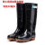 四季男士雨鞋防水中高筒耐磨防滑长筒水鞋加厚劳保工作雨 208黑色低筒 36