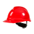 君御君御1552ABS高强度国标工地安全帽施工透气头盔领导安全帽 红色君御1552